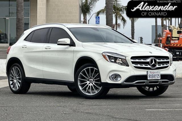 2018 Mercedes-Benz GLA GLA 250 in White — front three-quarter view