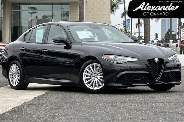 2023 Alfa Romeo Giulia Base in Black — front three-quarter view